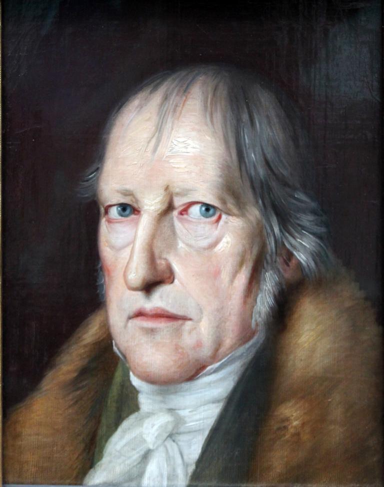 Porträt von Hegel