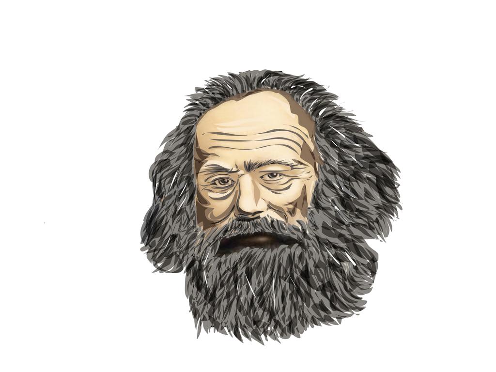 Porträt von Karl Marx