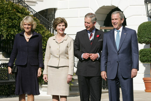 Prince Charles, George Bush, Camilla Parker Bowles